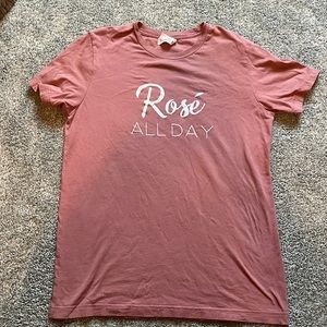 Rose all day tee